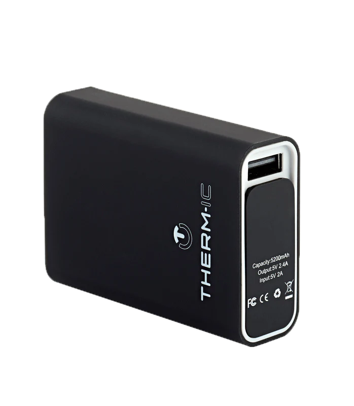 Bundle - Beheizbare Jacke Herren schwarz + 5000mAh Powerbank