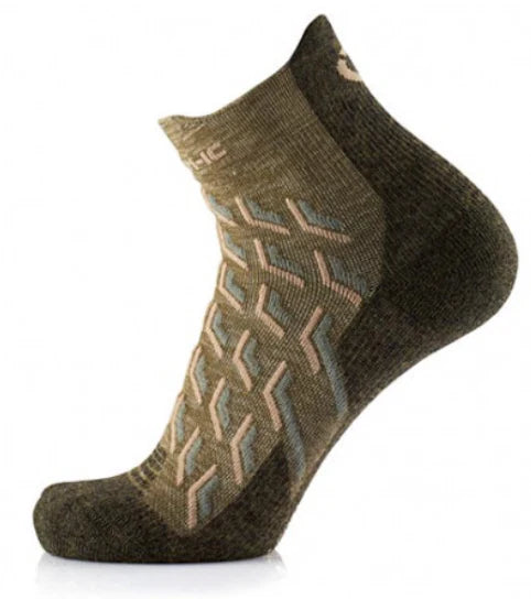 2er Set - Wandersocken - Trekking Cool Ankle Damen grün/beige