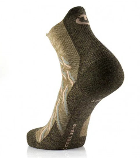 2er Set - Wandersocken - Trekking Cool Ankle Damen grün/beige