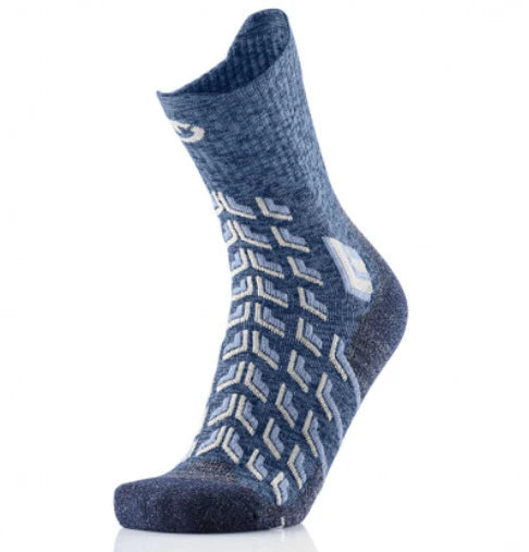 2er-Set - Wandersocken - Trekking Cool Crew Frauen blau/weiß