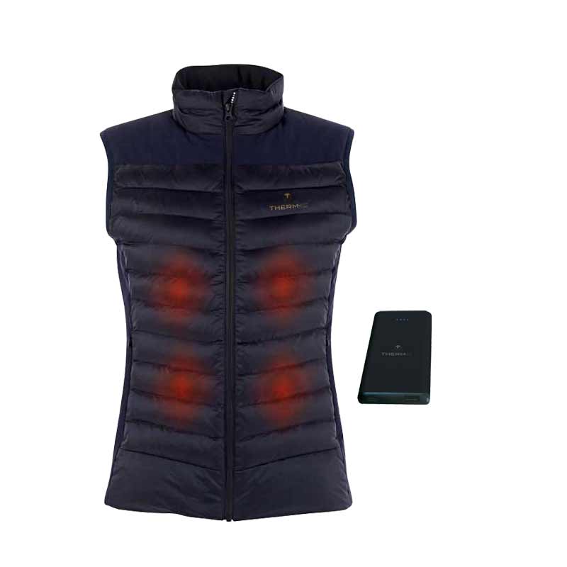 Bundle - Powervest Urban Damen Navy Blue + 10 000mAh Powerbank