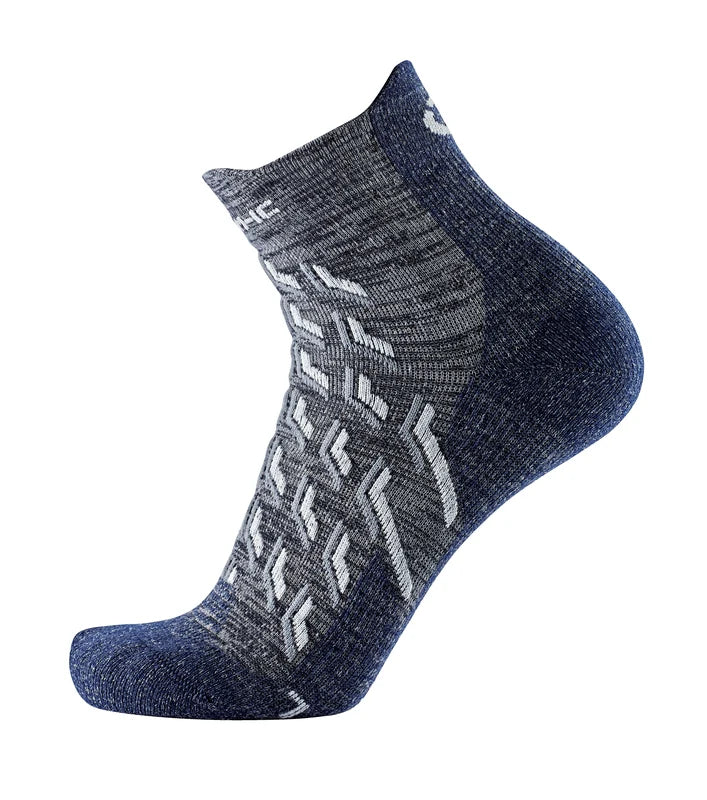 Lot de 2 paires - Chaussettes randonnée - Trekking Cool Ankle Unisex gris/blanc