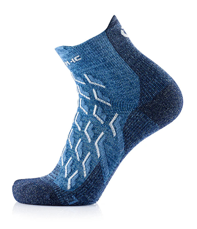 Lot de 2 paires - Chaussettes de Trekking - Trekking Cool Ankle femme bleu/blanc