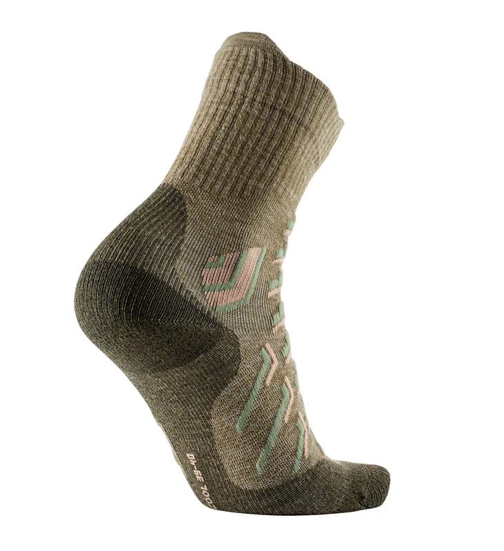 2er-Set - Wandersocken - Trekking Cool Crew unisex grün/marine
