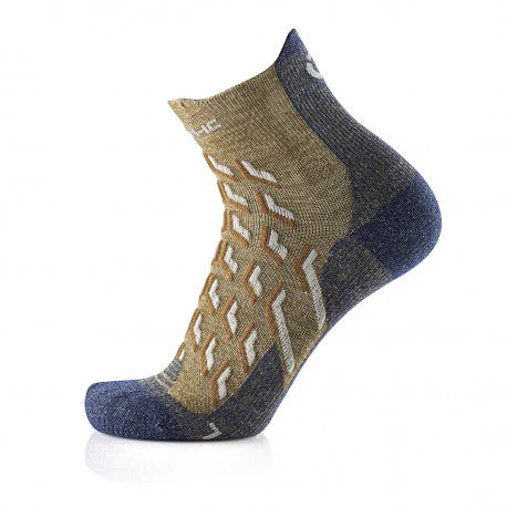 2er-Set - Wandersocken - Trekking Cool Ankle Unisex grün/navy