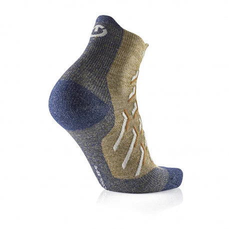 2er-Set - Wandersocken - Trekking Cool Ankle Unisex grün/navy