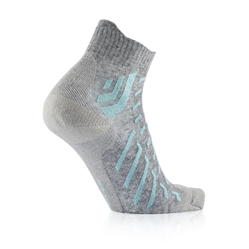 Wandersocken - Trekking Cool Light Ankle Damen hellgrau/türkis