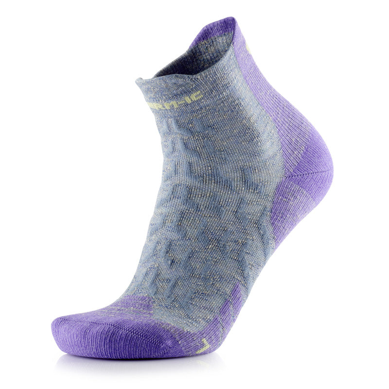 Wandersocken - Trekking Ultracool Linen Ankle Damen grau/violett