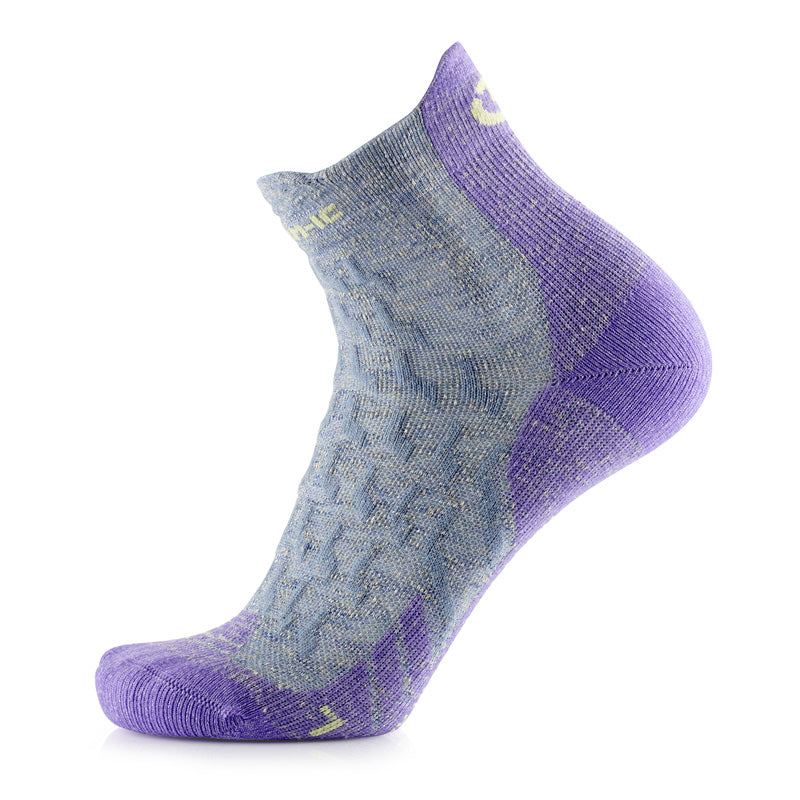 Wandersocken - Trekking Ultracool Linen Ankle Damen grau/violett